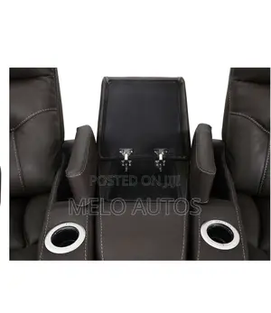 10-PC Leather Theater Electric Recliner Sofa