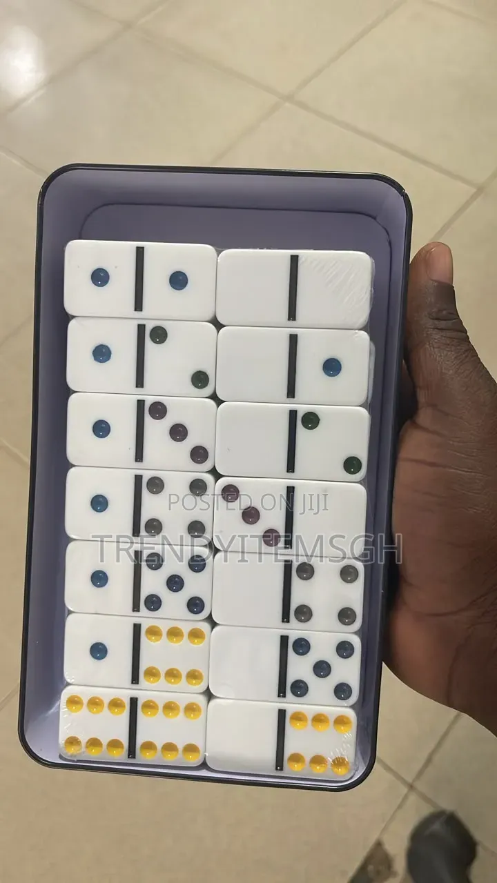 Double 9 Color Dot Dominoes Set – 55 Pieces