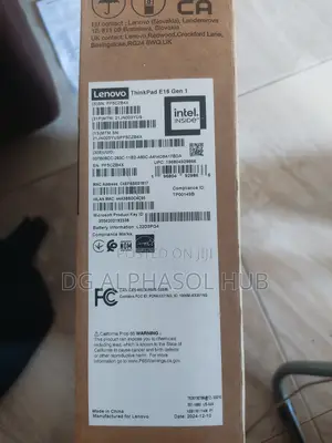 New Laptop Lenovo ThinkPad E16 G1 16GB Intel Core i5 SSD 256GB