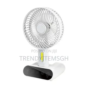 Rechargeable Fan With Led Light 3000mah