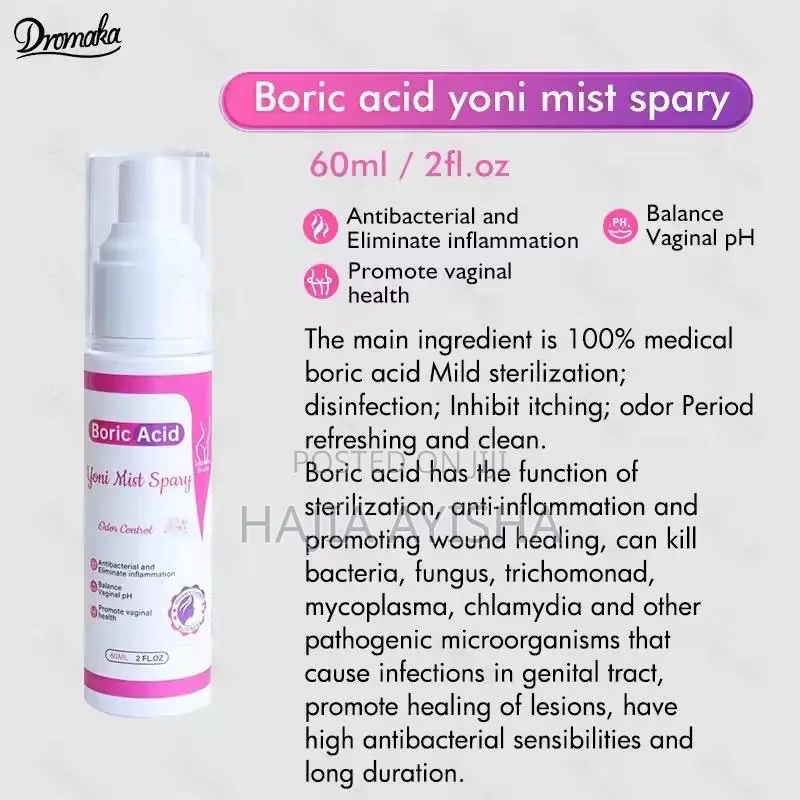 Boric Acid Yoni Mist Spray (Moq 3)