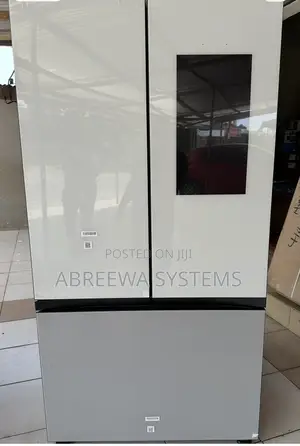Samsung Bespoke 30 Cu. Ft 3-Door French Door Fridge .