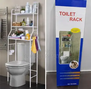 3-Tier Over Toilet Storage Rack – Bathroom Space Saver Shelf
