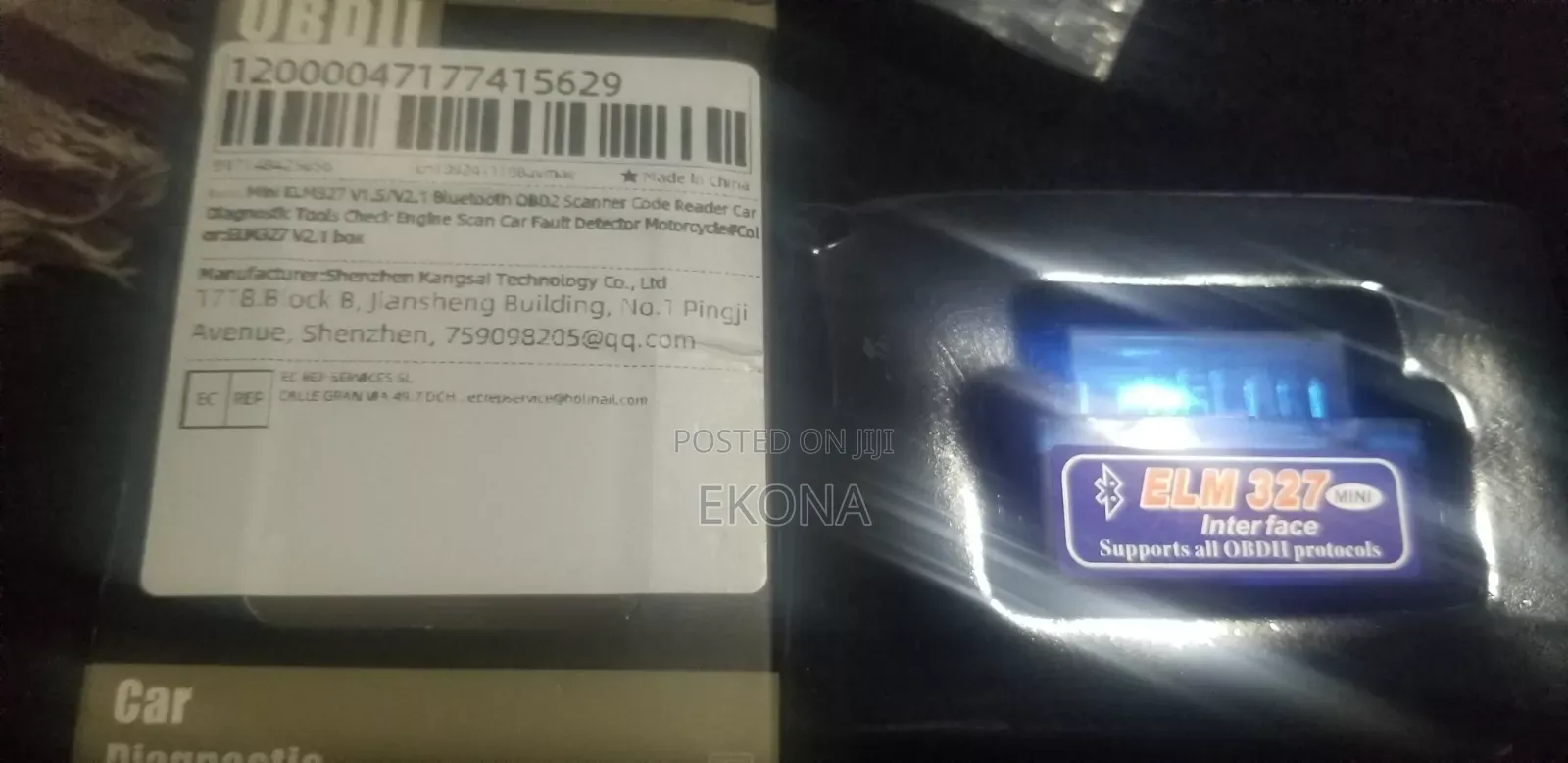 Elm327 Obd2 Scanner Bluetooth Car (Android/Ios Code)