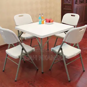 Heavy Duty 4 Sitter Table and 4 Chairs