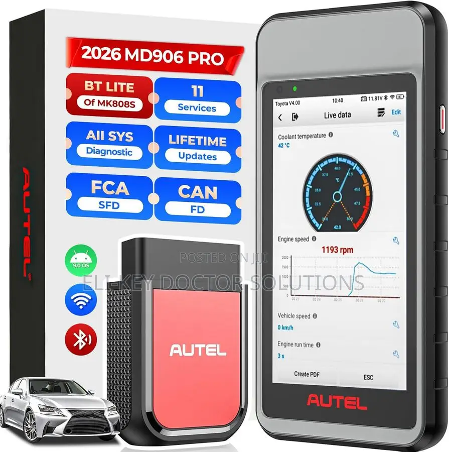 Autel Md909 Pro Professional Scan Service Tool - Abs,Dpf, Epb, Etc