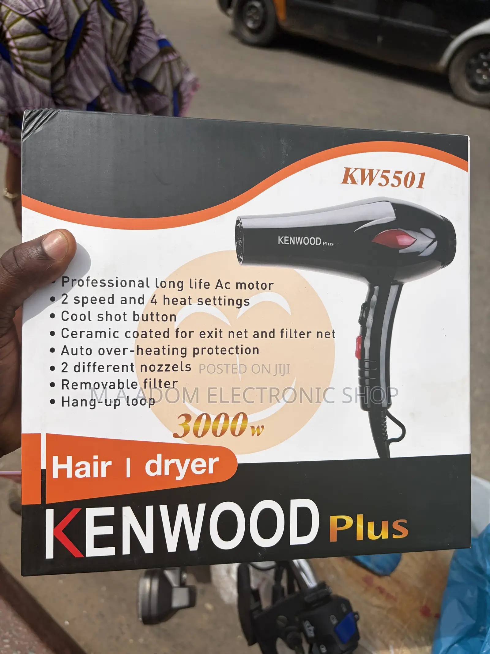 Kenwood Hair Hand Dryer 3000w