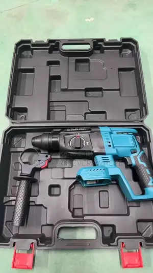 Cordless Hammer Drilling Machine With 2 Big Batteries (15 Cells)