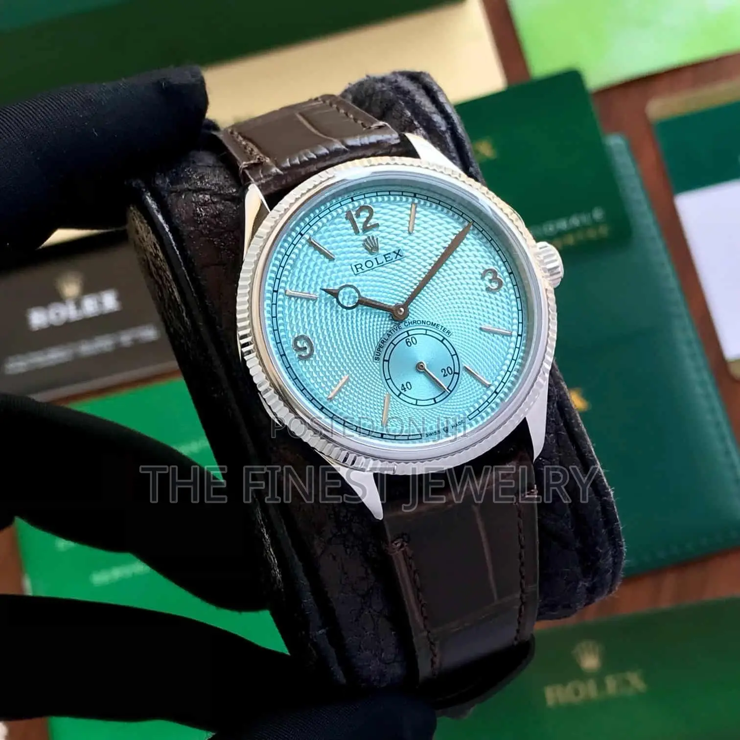 Rolex Perpetual 1908 Watch Featuring a 39mm Platinum
