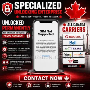 Canada Sim Unlock Esim Carrier Permanent All Models