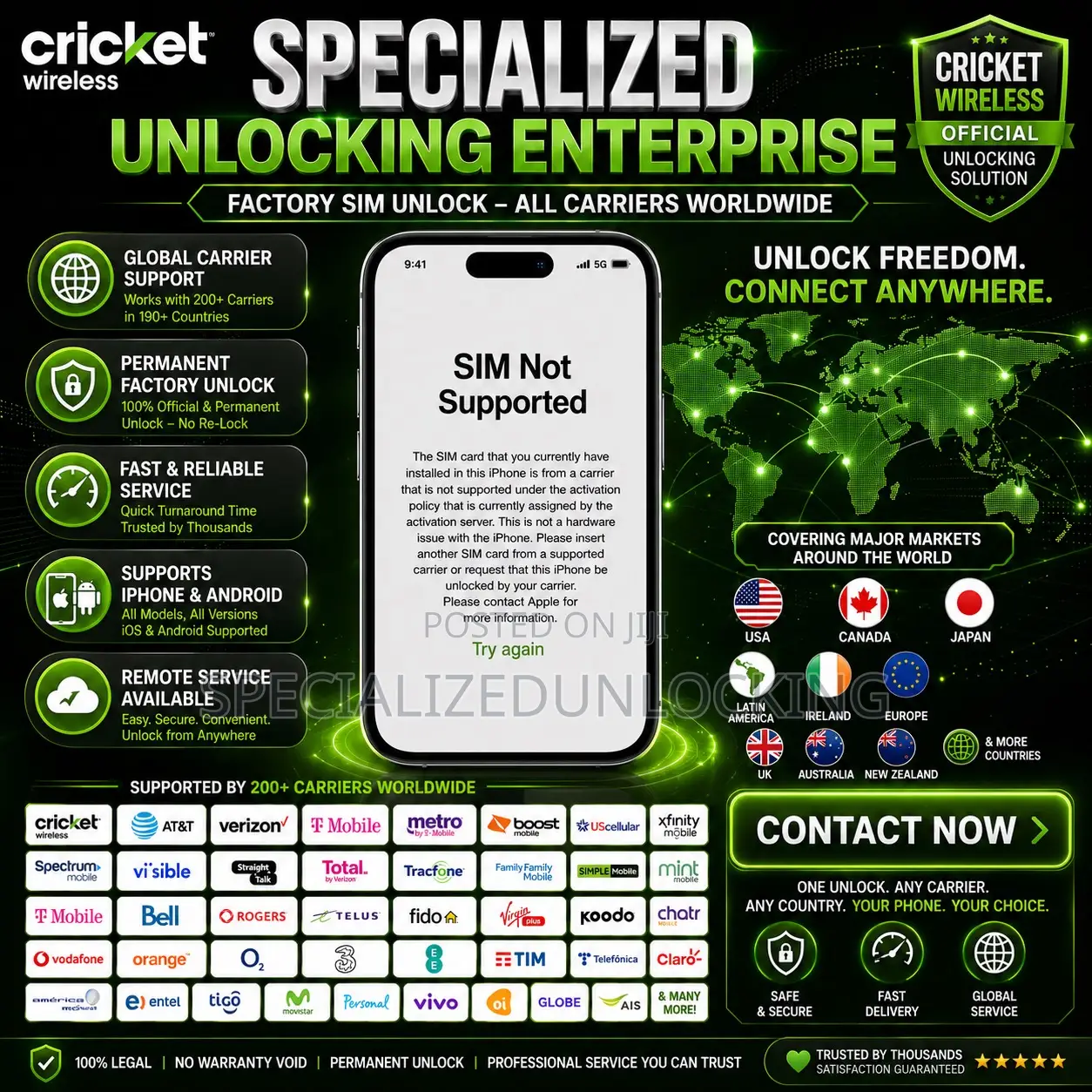 Cricket Wireless Esim Unlocking Carrier Permanently Decode