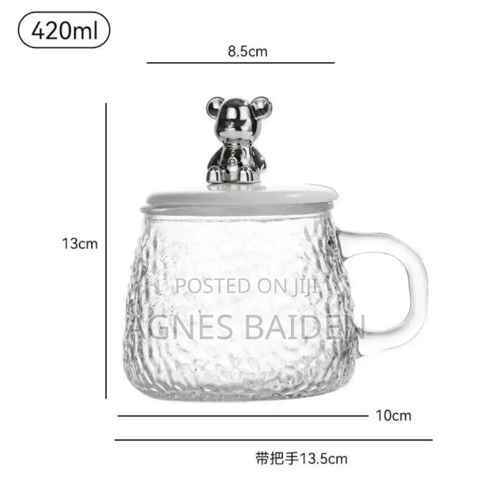 Transparent Glass Mug