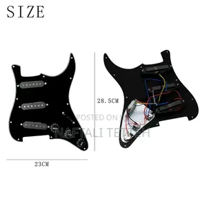 SSS Guitar Pick Up Guard (Pre-Wired)