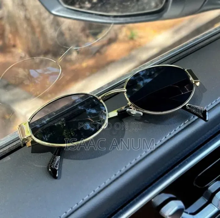 Retro Oval Fashion Glasses Unisex Small Metal Frame