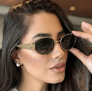 Retro Oval Fashion Glasses Unisex Small Metal Frame