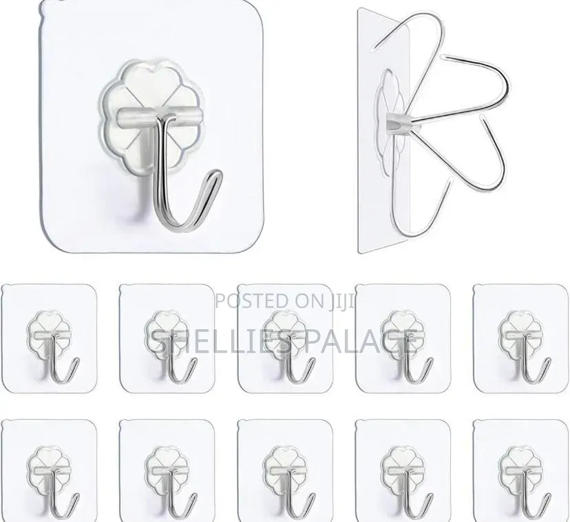 5pcs Adhesive Wall Hooks