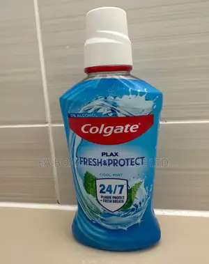 Colgate Plax Fresh Protect Cool Mint Mouthwash, 24/7 From Uk