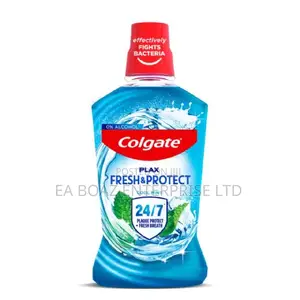 Colgate Plax Fresh Protect Cool Mint Mouthwash, 24/7 From Uk