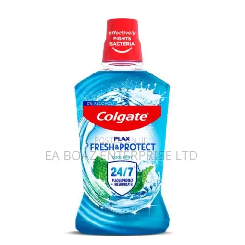 Colgate Plax Fresh Protect Cool Mint Mouthwash, 24/7 From Uk