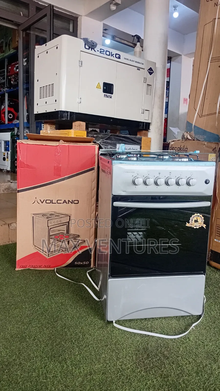 Durable Volcano Gas/Electric Cooker With Oven