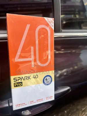 New Tecno Spark 40 Pro 256 GB Black