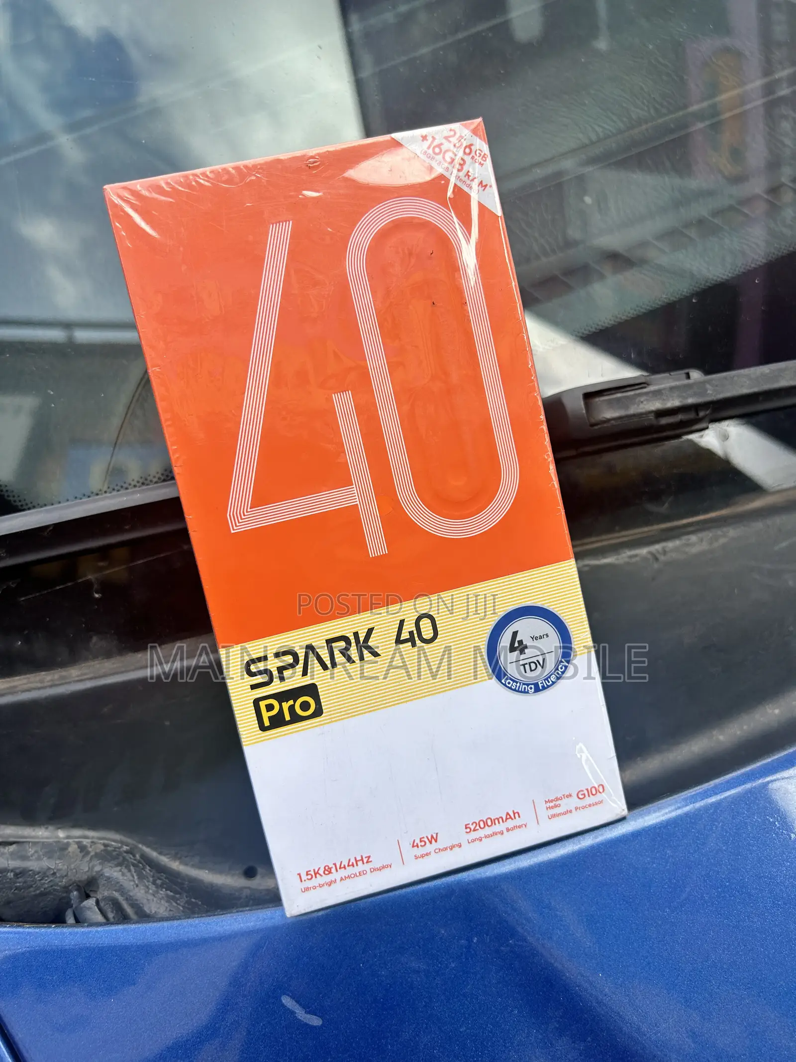 New Tecno Spark 40 Pro 256 GB Black