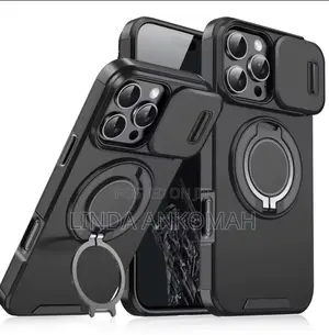 Heavy-Duty Rugged Magnetic Stand Case for iPhone