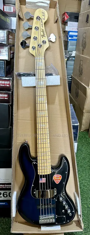 Fender Active - 5 String Jazz Bass Guitar (Blue Burst)