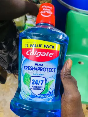 Colgate Plax Fresh Protect Cool Mint Mouthwash, 24/7 From Uk