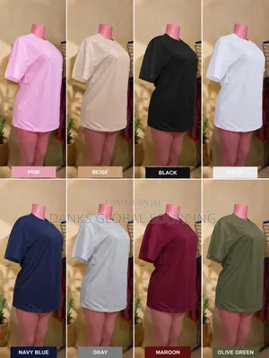 Unisex Plain Round Neck