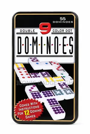 Double 9 Color Dot Dominoes