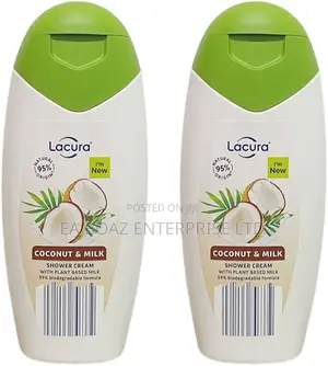 Original Lacura Aldi Shower Cream With Milk Coconut From Uk, 500ml