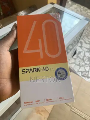 New Tecno Spark 40 256 GB Black