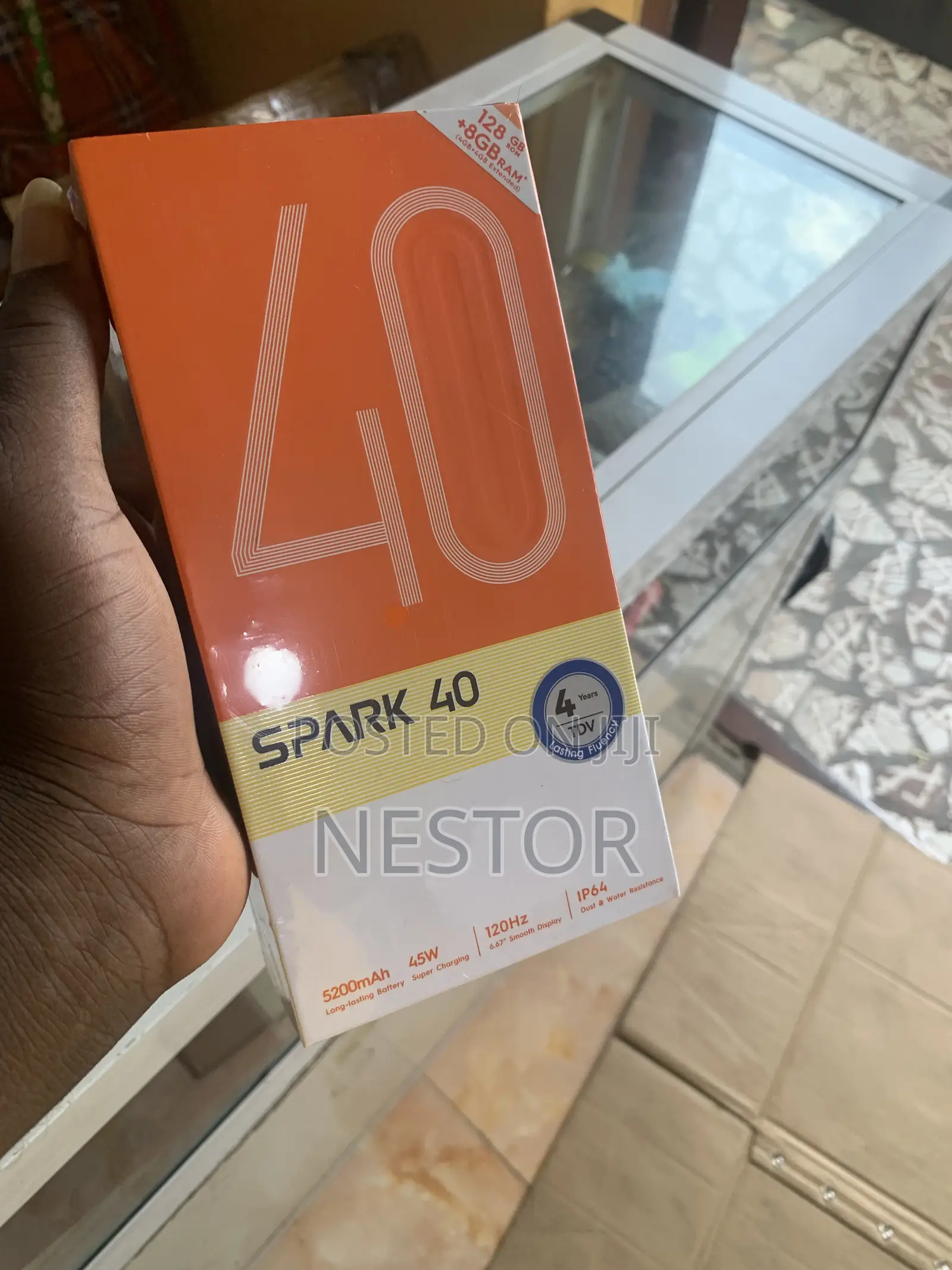 New Tecno Spark 40 256 GB Black