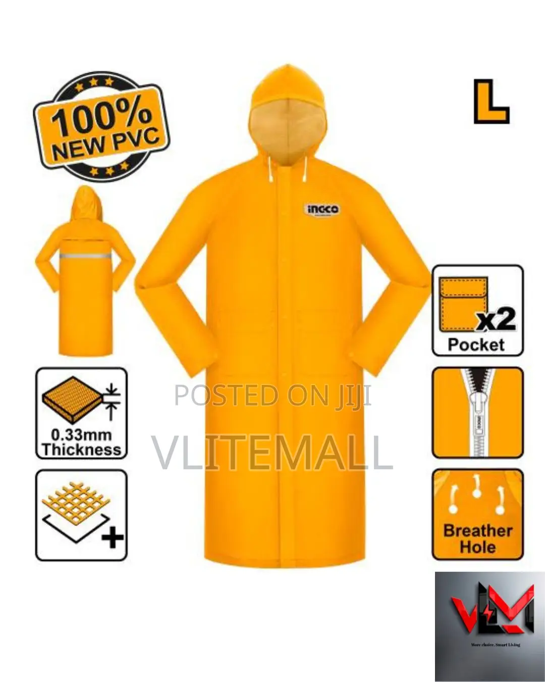 Ingco Raincoat Hrctl031.L
