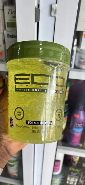 Eco Style Olive Oil Styling Gel -for Edges ,Braids ,Natural Hair