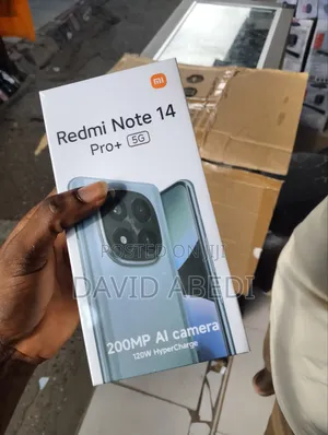 New Xiaomi Redmi Note 14 Pro+ 5G 256 GB Black