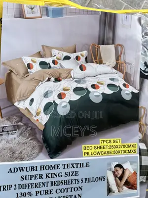Quality 2 Different Bedsheets With 5 Pillowcases