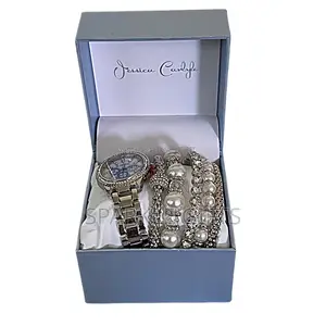 Jessica Carlyle Designer Watch and Bracelet Set