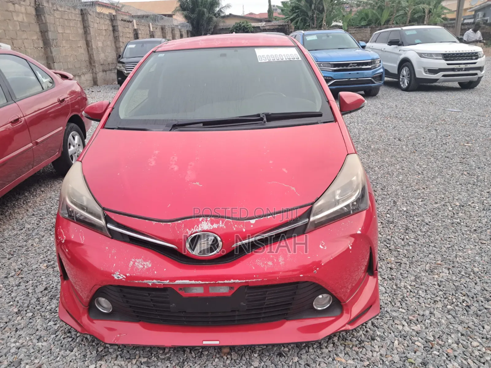 Toyota Vitz 2014 Red