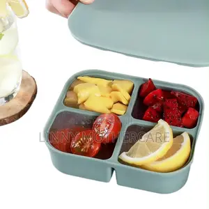 Bpa-Free Silicone Storage Bowl With Lid