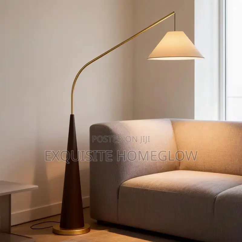 Gibson Arc Floor Lamp Available in Two Colours as Seen in the Photos