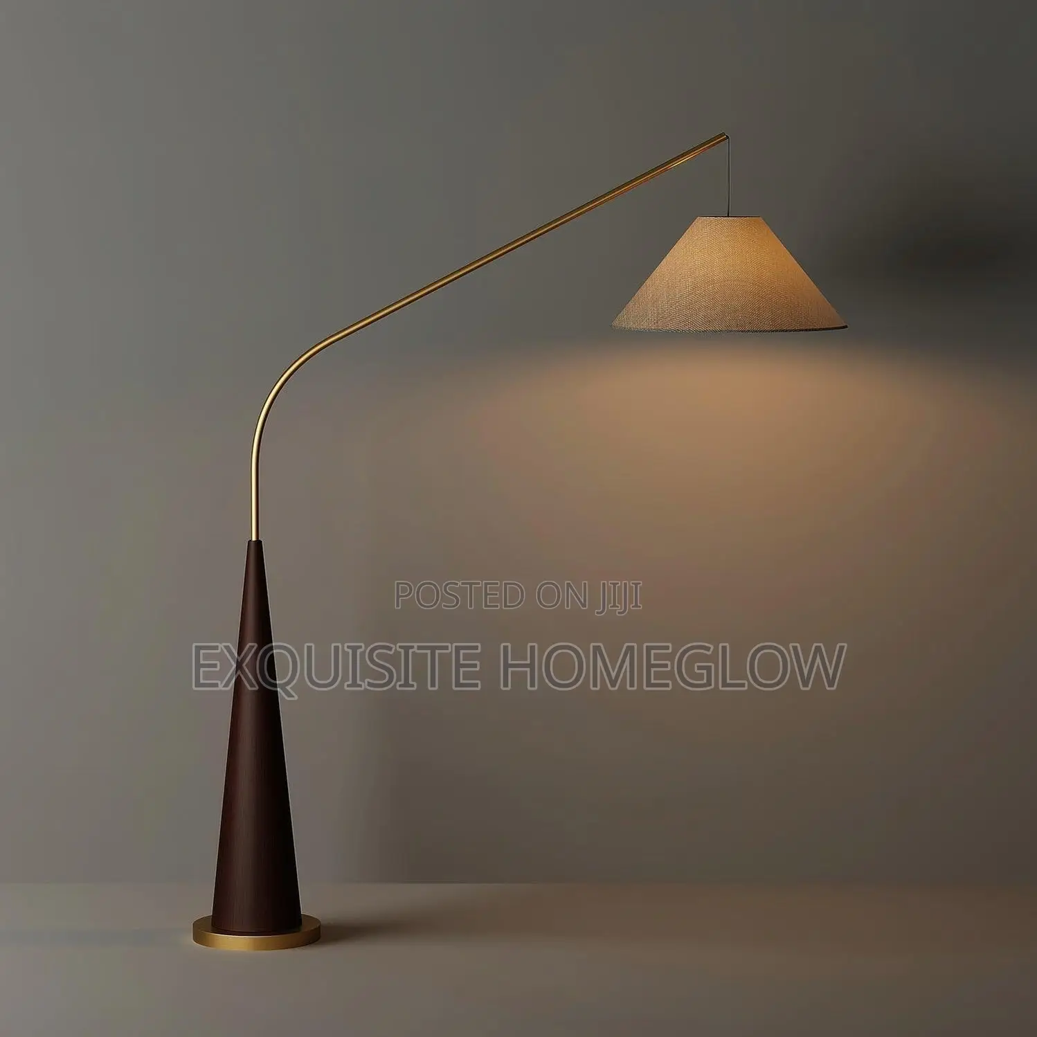 Gibson Arc Floor Lamp Available in Two Colours as Seen in the Photos