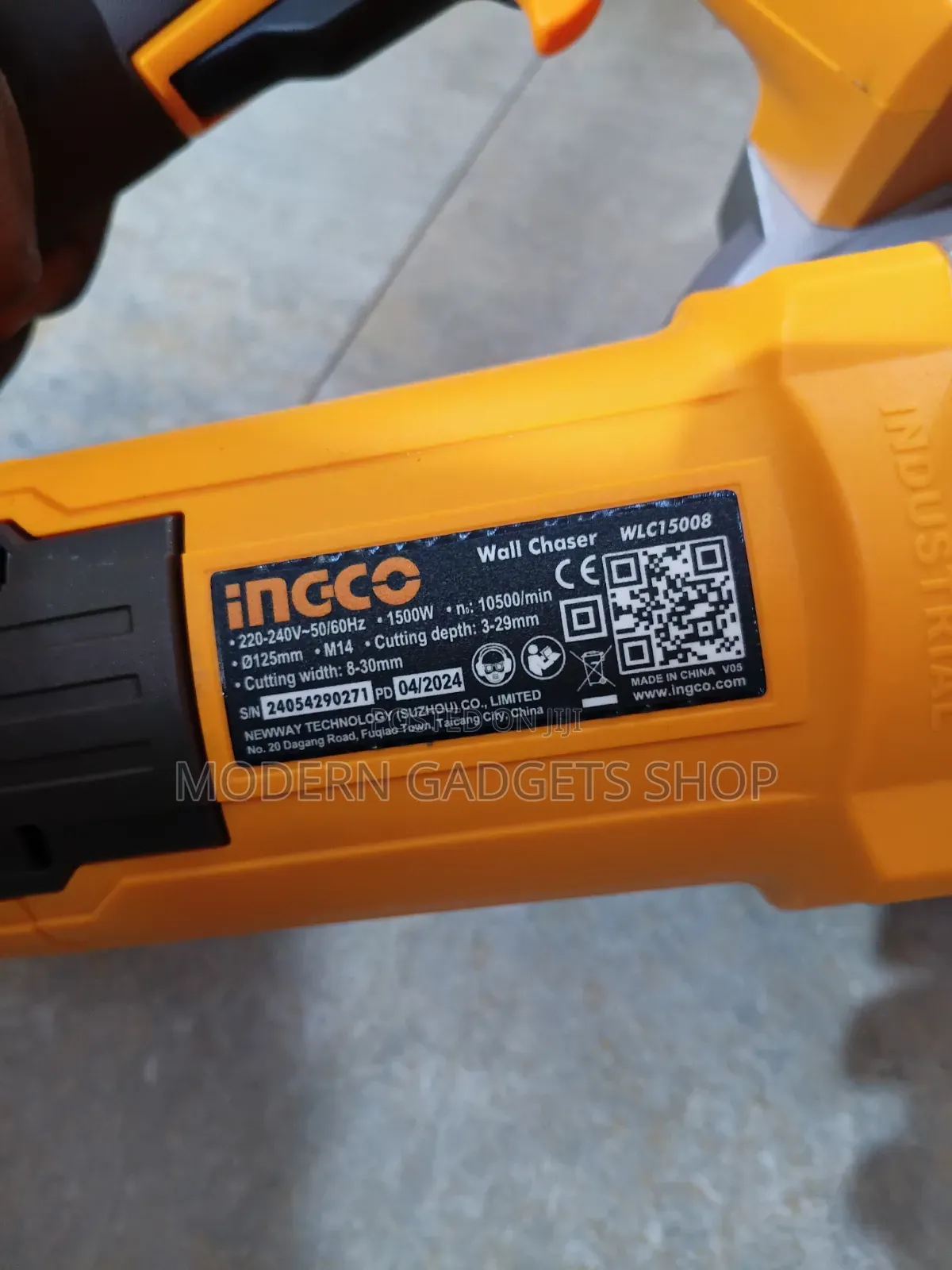 Ingco Electric Wall Chaser – Professional Wall Groove Cutting Machine