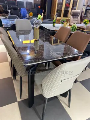 Classic and Modern 6 Seater Marble Dining