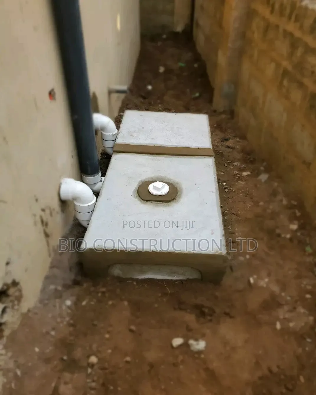 Biofil Toilet System Biodigester Manhole Biogas and Plumbing