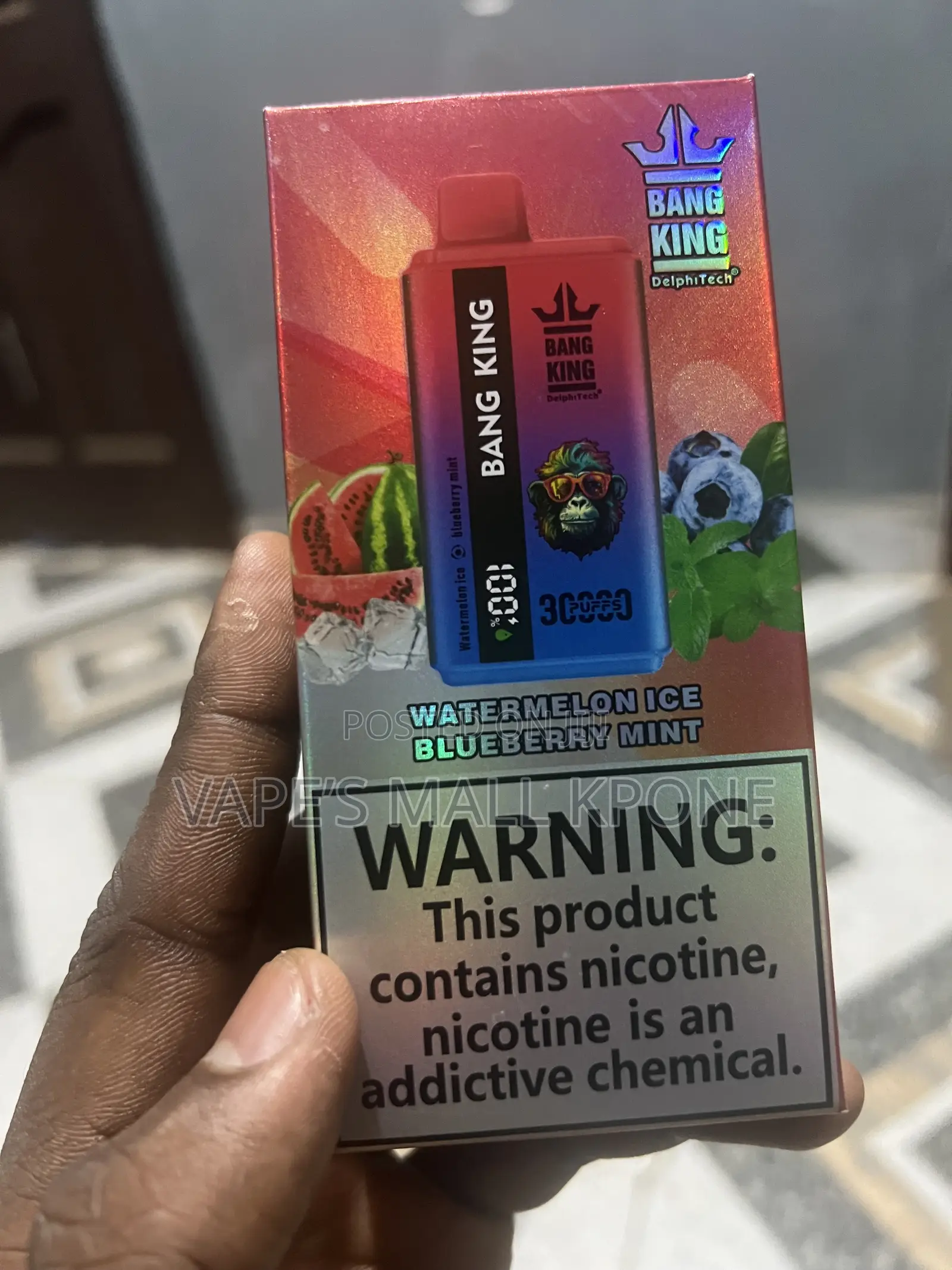 2 Modes Rechargeable 30000 Puffs Vape Pen