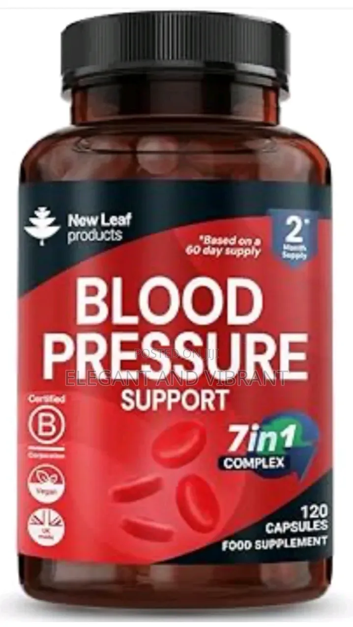 Blood Pressure Support - Heart Health Potassium Magnesium 120 Caps