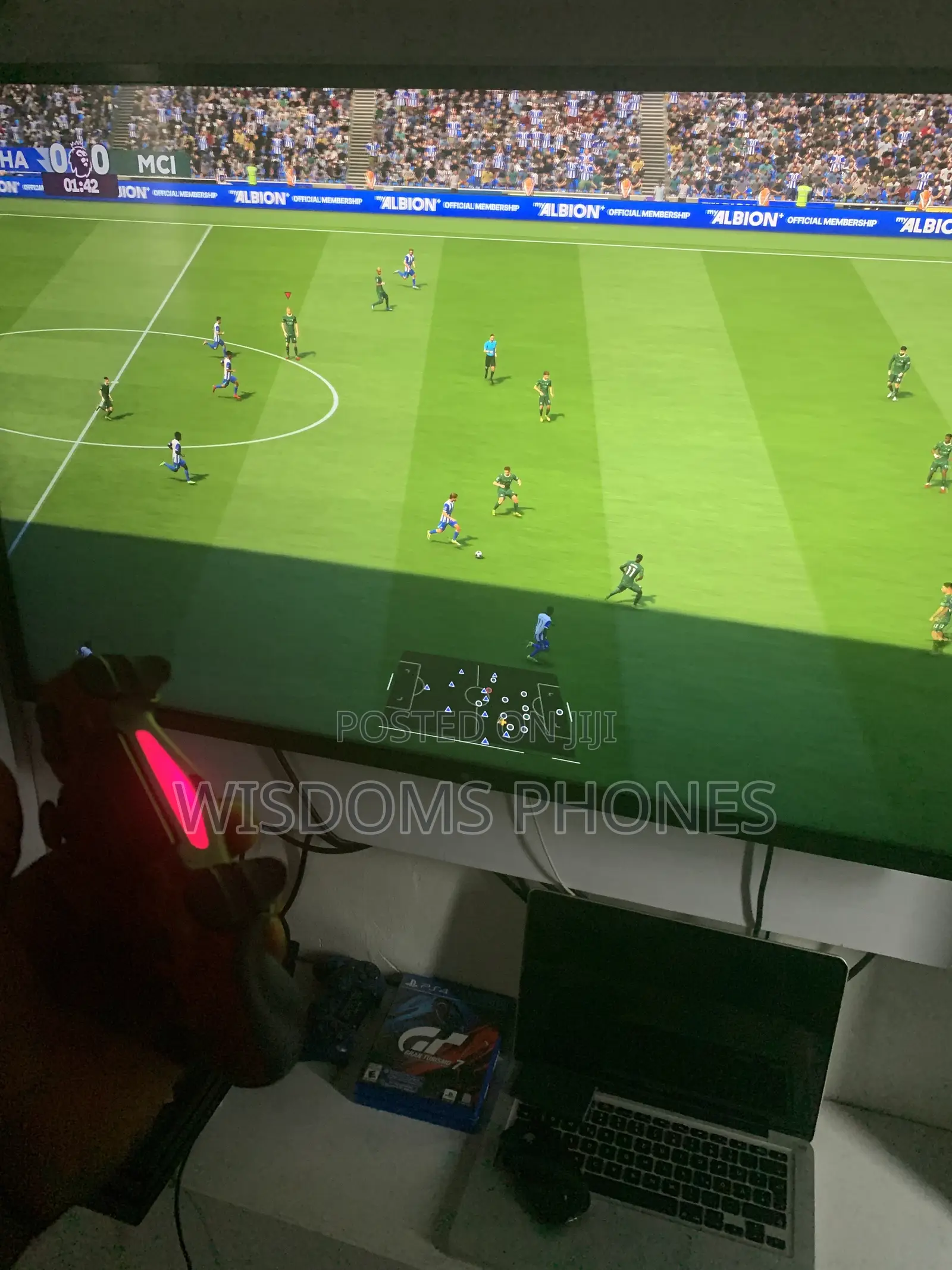 Ps4 Pro Console With Two (2) Controllers (Not Jailbreak)