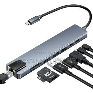 8 in 1. Type C to HDTV Multifunction Adapter